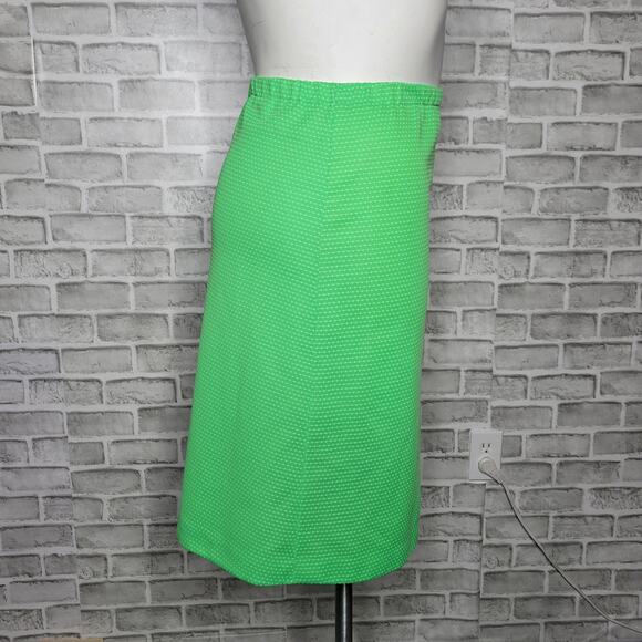 Vintage Neon Green/White Plaid & Polka Dot 3 Piece Set - Picture 8 of 10